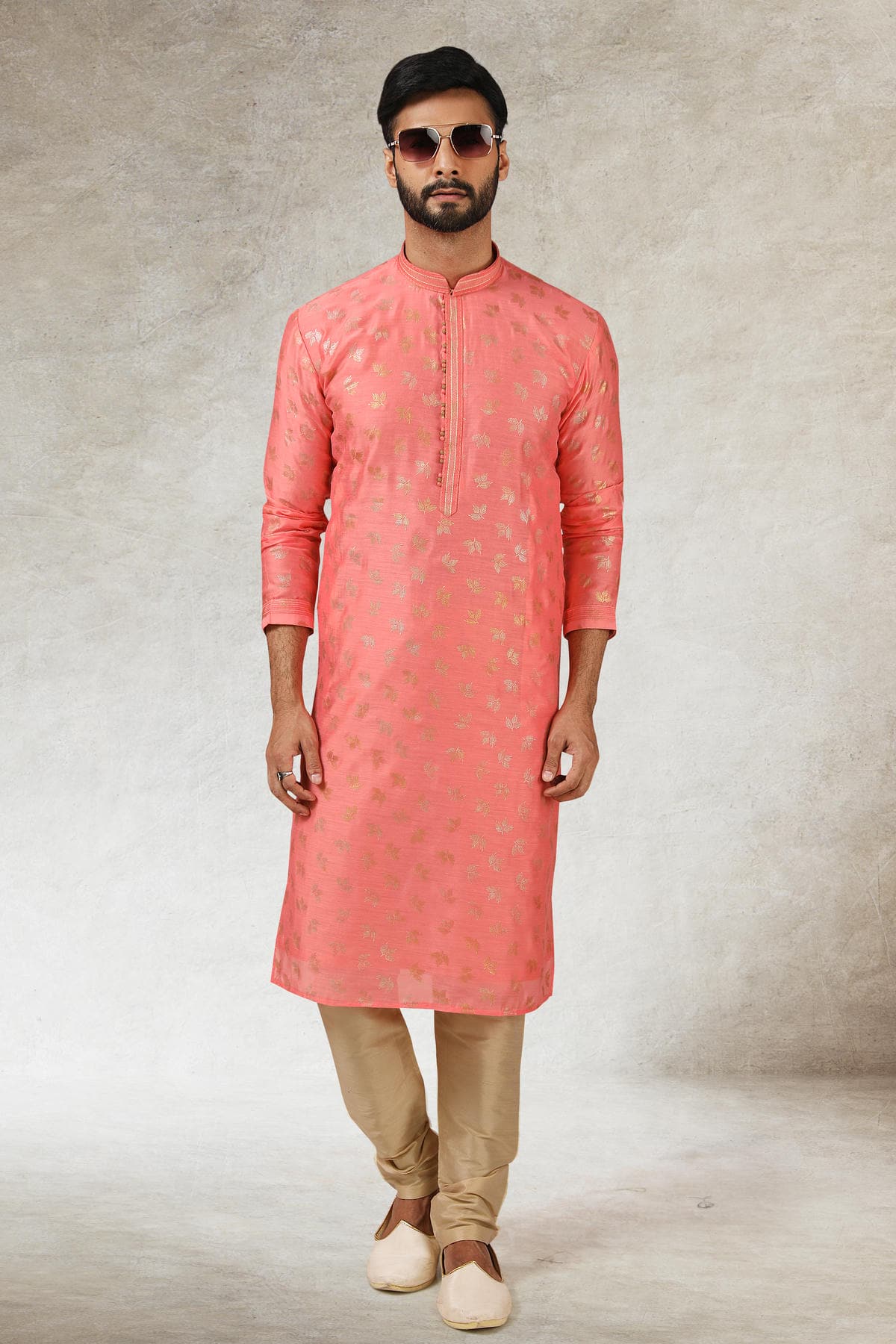 Art Silk Kurta Pajama In Beige colour KP1230289 C