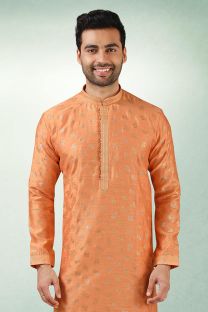 Art Silk Kurta Pajama In Beige colour KP1230290 B