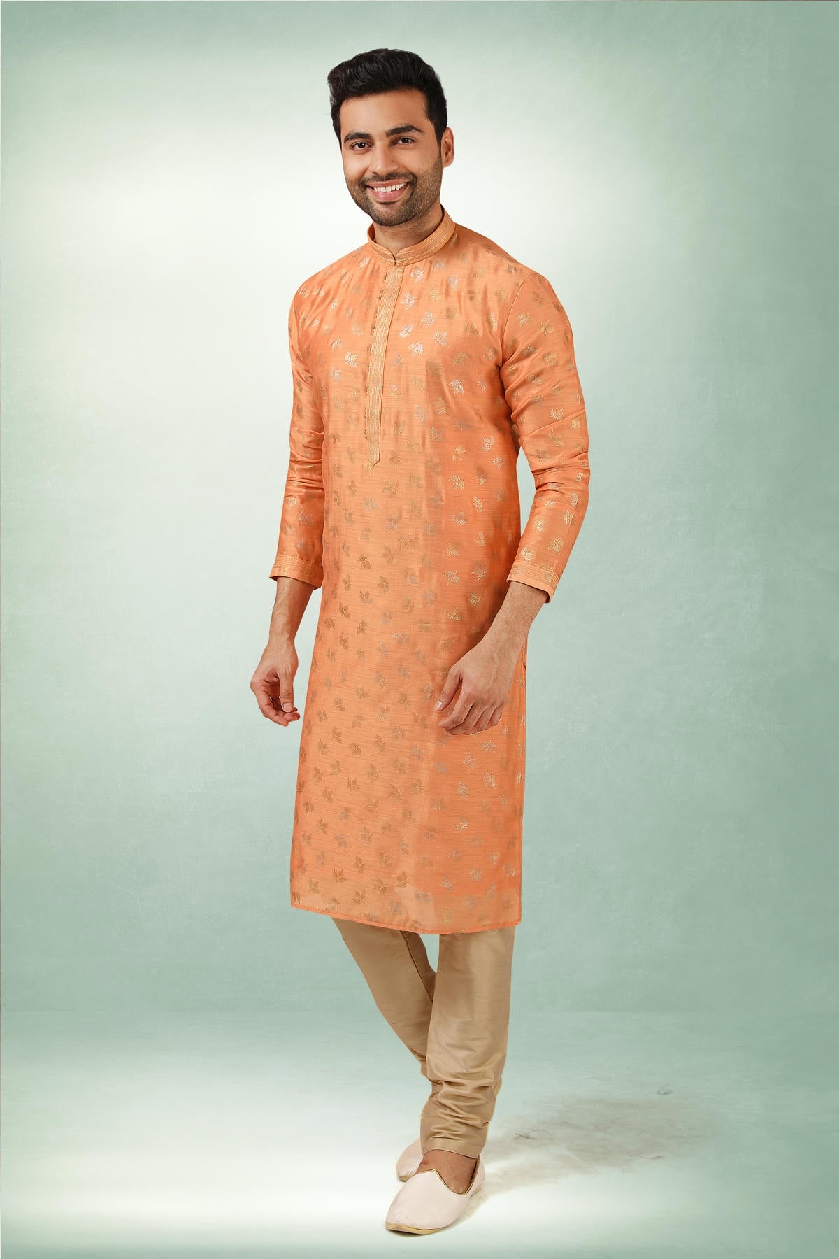 Art Silk Kurta Pajama In Beige colour KP1230290 C