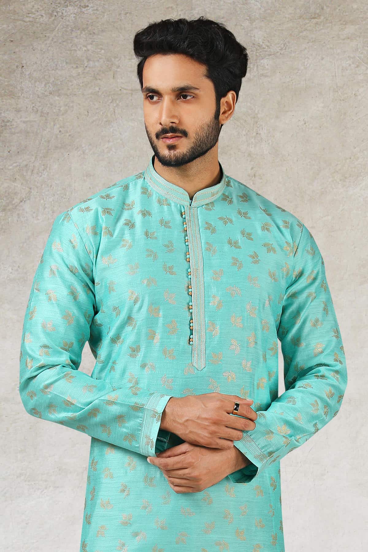 Art Silk Kurta Pajama In Beige colour KP1230291 B