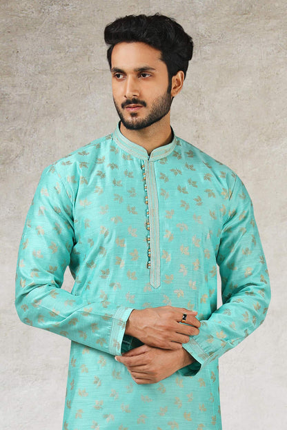 Art Silk Kurta Pajama In Beige colour KP1230291 B