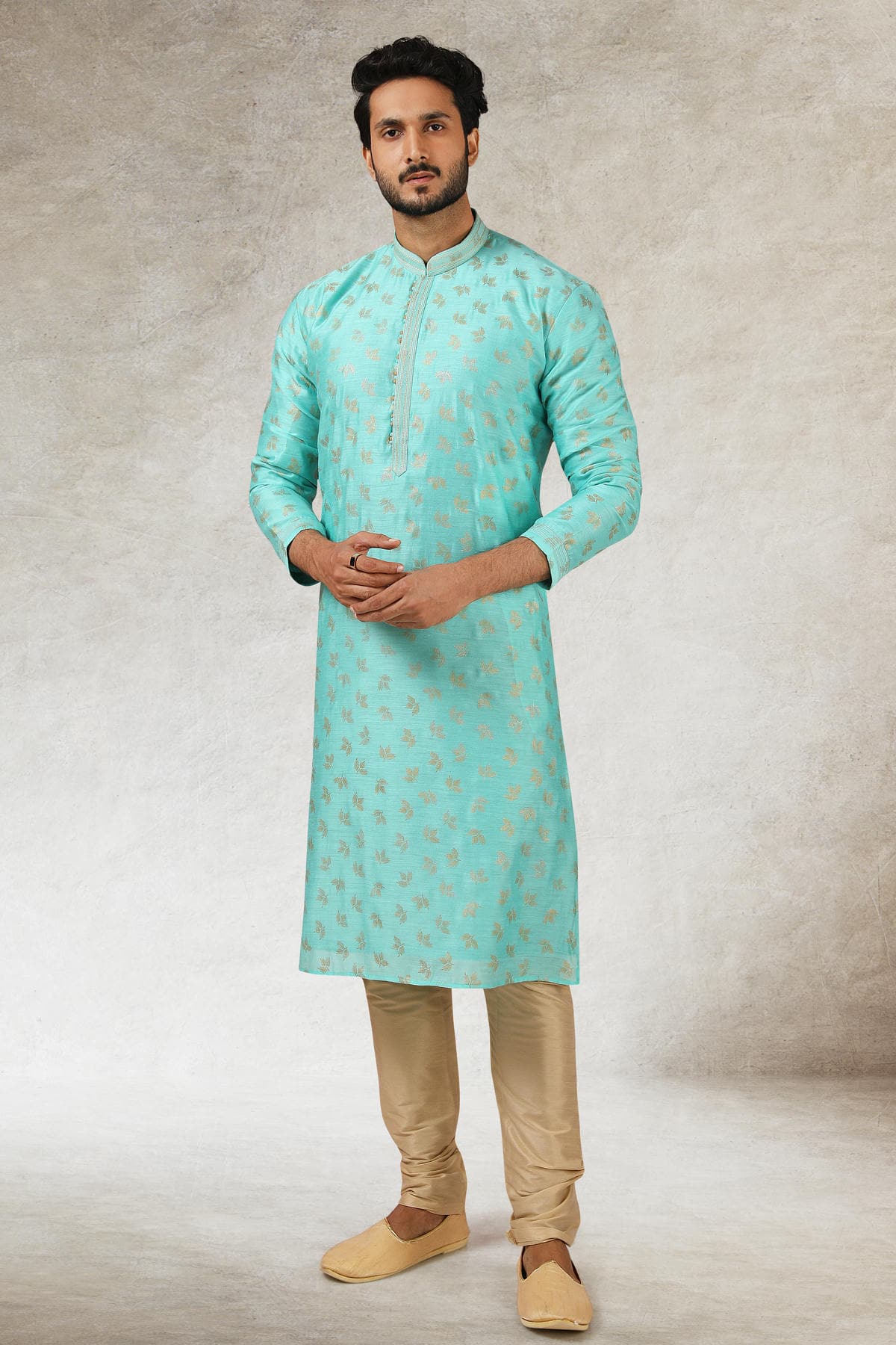 Art Silk Kurta Pajama In Beige colour KP1230291 C