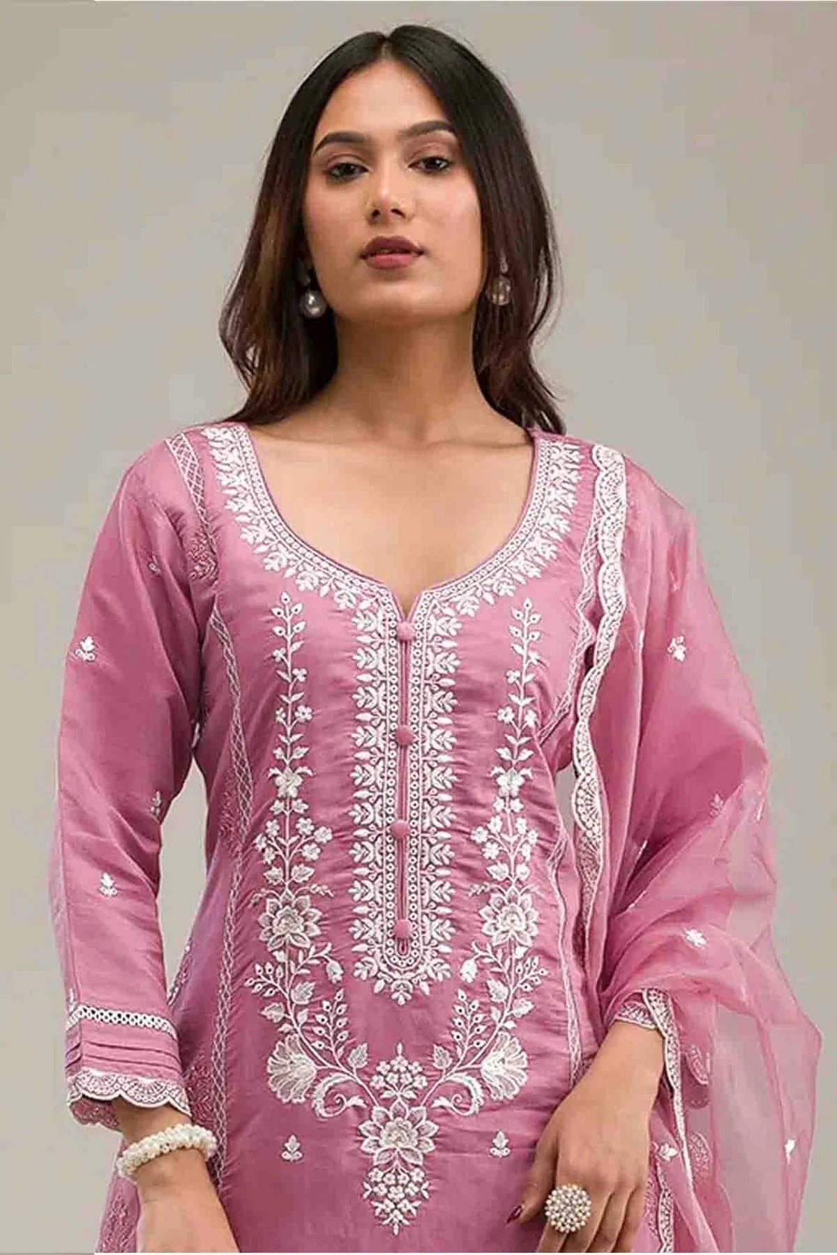Baby Pink Colour Cotton Pakistani Suit SM1140834 A