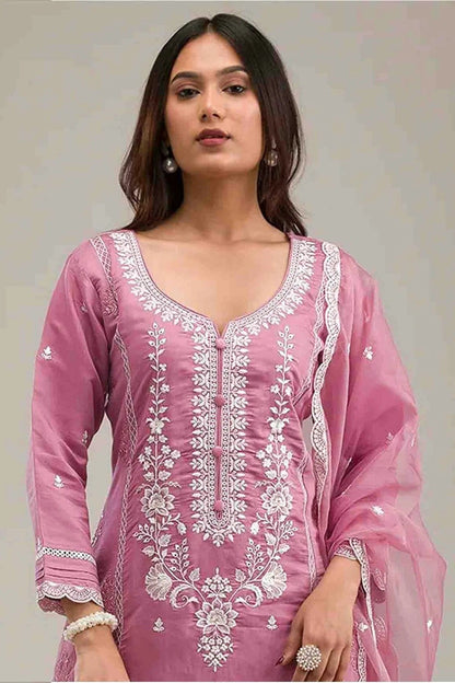 Baby Pink Colour Cotton Pakistani Suit SM1140834 A