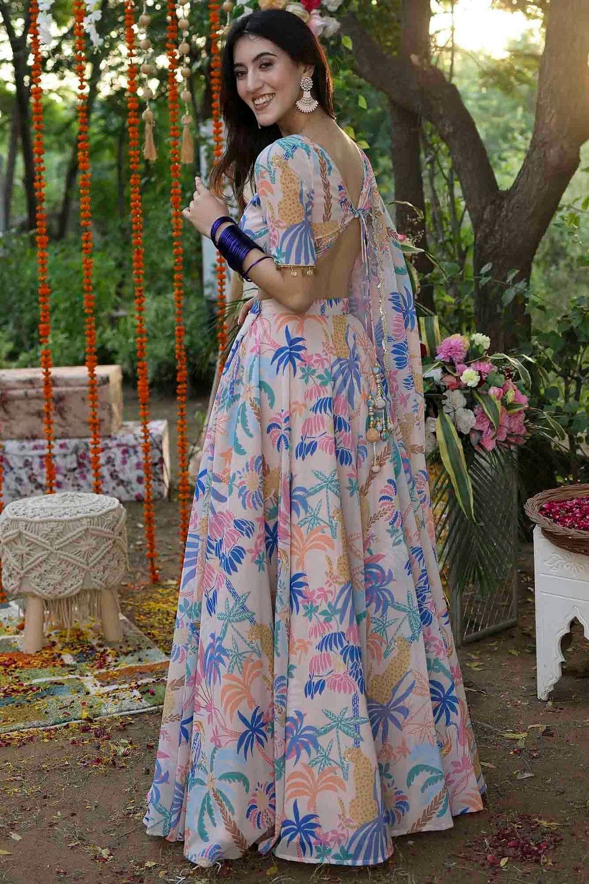 Baby Pink Colour Georgette Lehenga Choli LC1113149 A