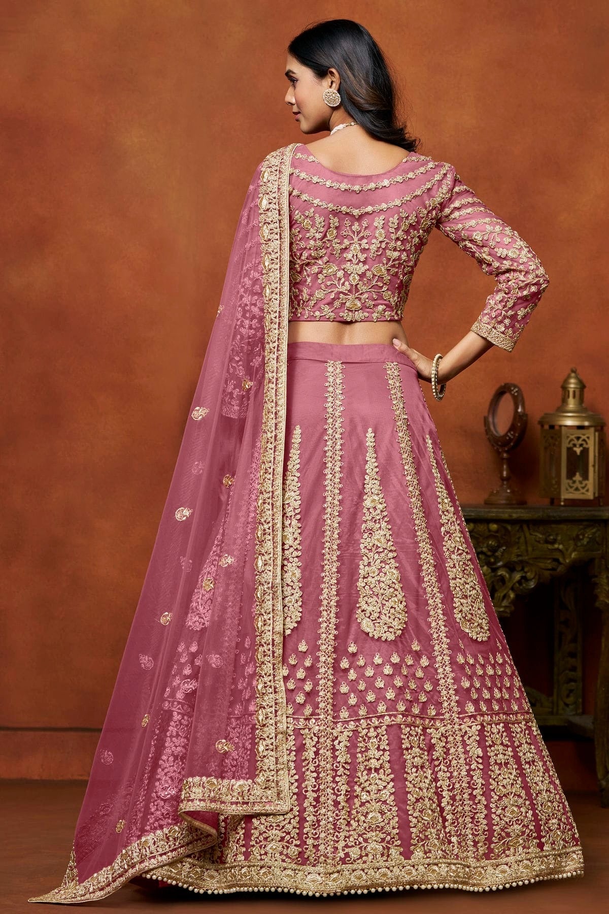 Baby Pink Colour Net Lehenga Choli LC1050645 A