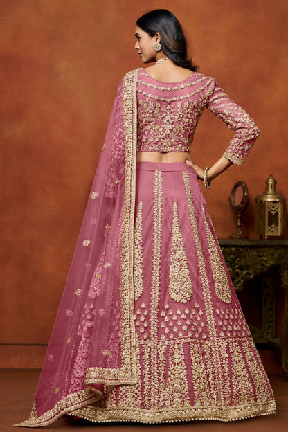 Baby Pink Colour Net Lehenga Choli LC1050645 A