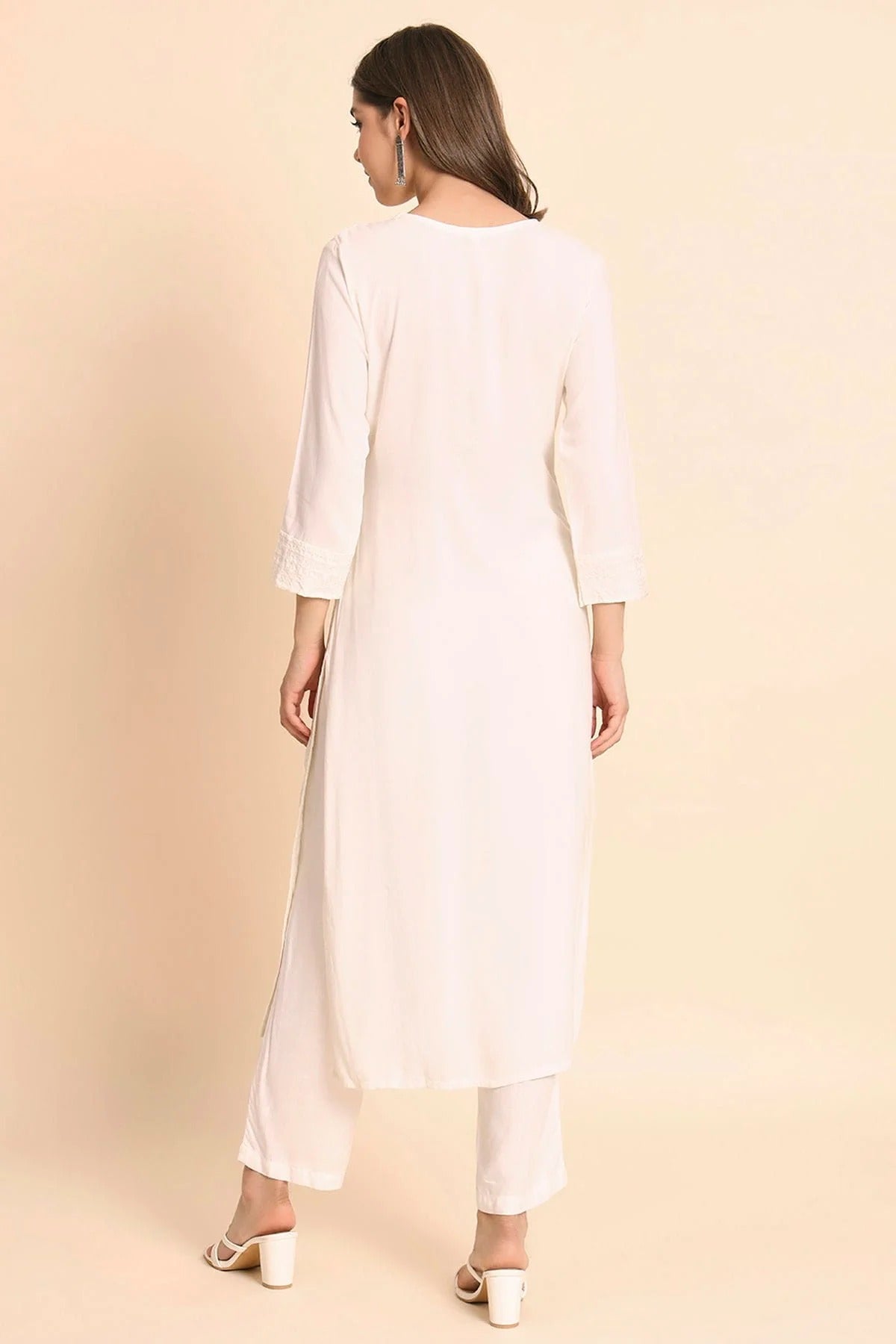 Baby Pink Colour Rayon Kurti KR1111103 A