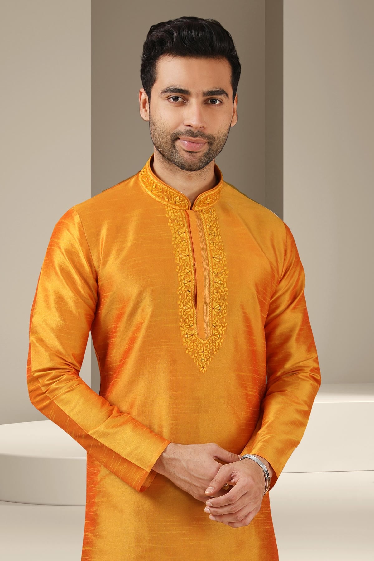 Banarasi Art Silk Kurta Pajama In Maroon colour KP1230297 B