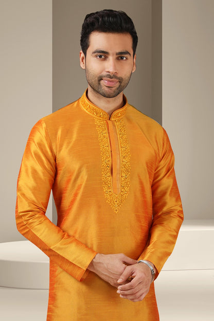Banarasi Art Silk Kurta Pajama In Maroon colour KP1230297 B