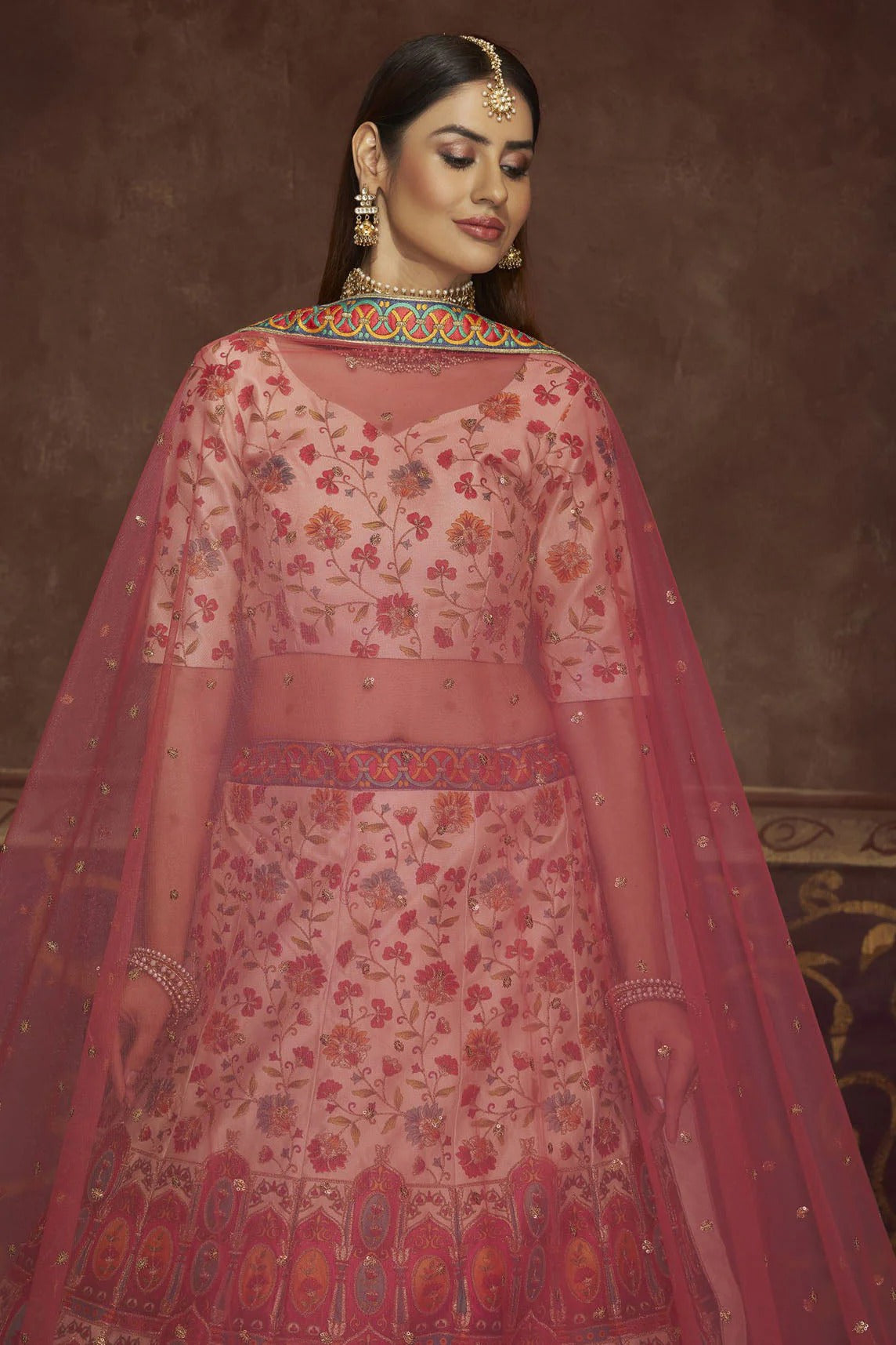 Beige Colour Art Silk Printed Lehenga Choli LC1150114 B