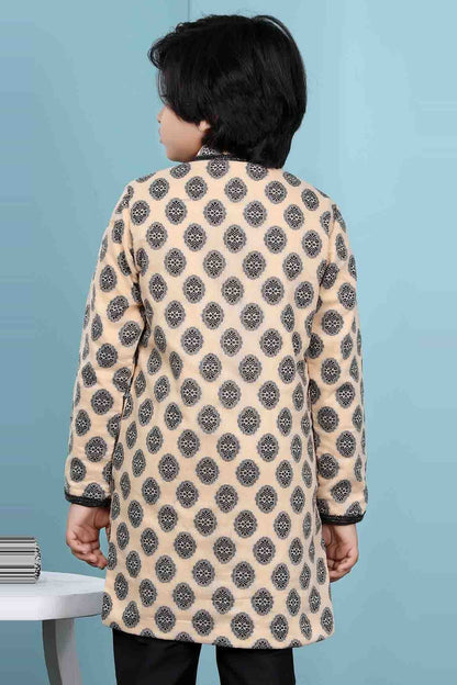 Beige Colour Handloom Silk Jacket BW1070142 C