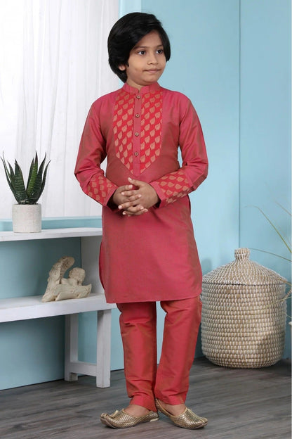 Beige Colour Jacquard Sherwani BW1070063