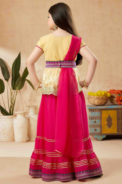 Beige Colour Net Lehenga Suit GW1070776 A