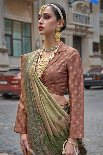 Beige Colour Silk Traditional Saree SD1111922 A