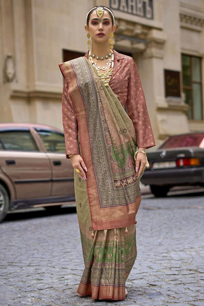 Beige Colour Silk Traditional Saree SD1111922