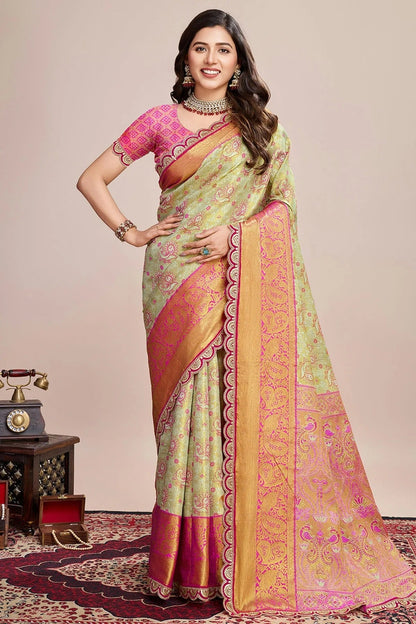 Beige Colour Soft Silk Saree SD1112759