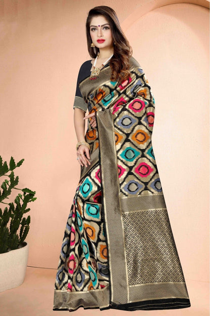 Black Colour Banarasi Art Silk Traditional Saree SD1120740