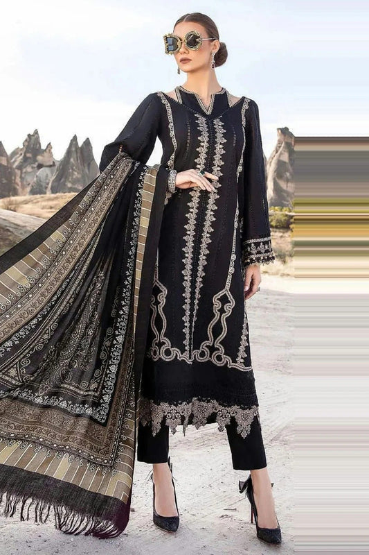 Black Colour Faux Georgette Pakistani Suit SM1140055