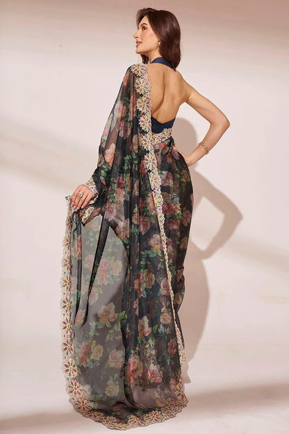 Black Colour Jimmy Choo Saree SD1110441 A