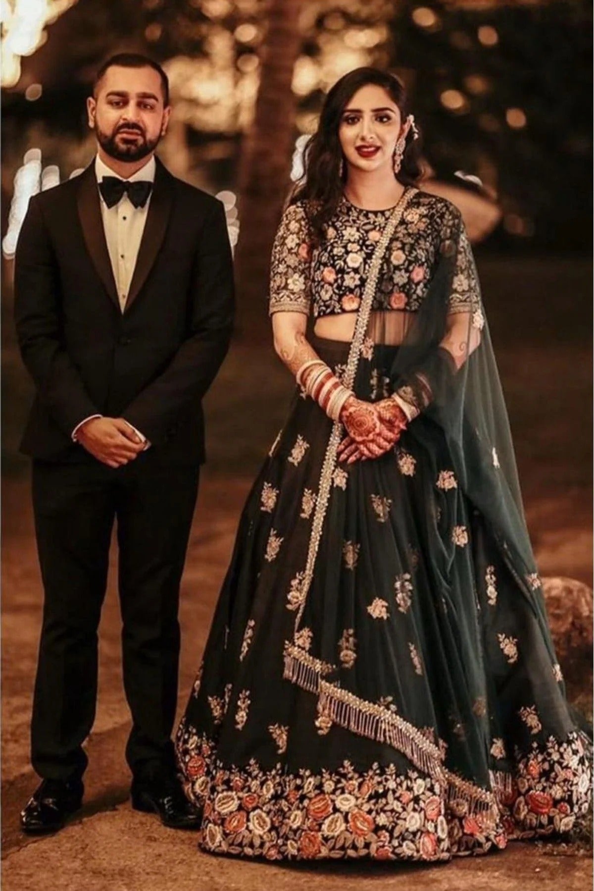 Black Colour Net Lehenga Choli LC1020055