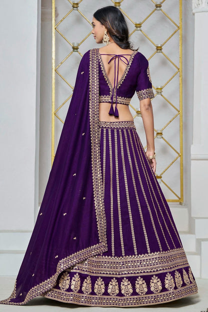 Blue Colour Art Silk Lehenga Choli LC1050642 A