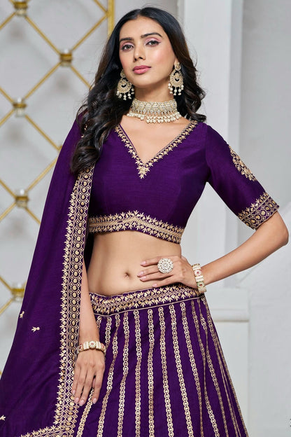 Blue Colour Art Silk Lehenga Choli LC1050642 B