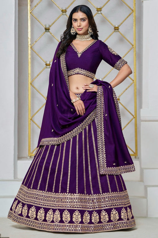 Blue Colour Art Silk Lehenga Choli LC1050642