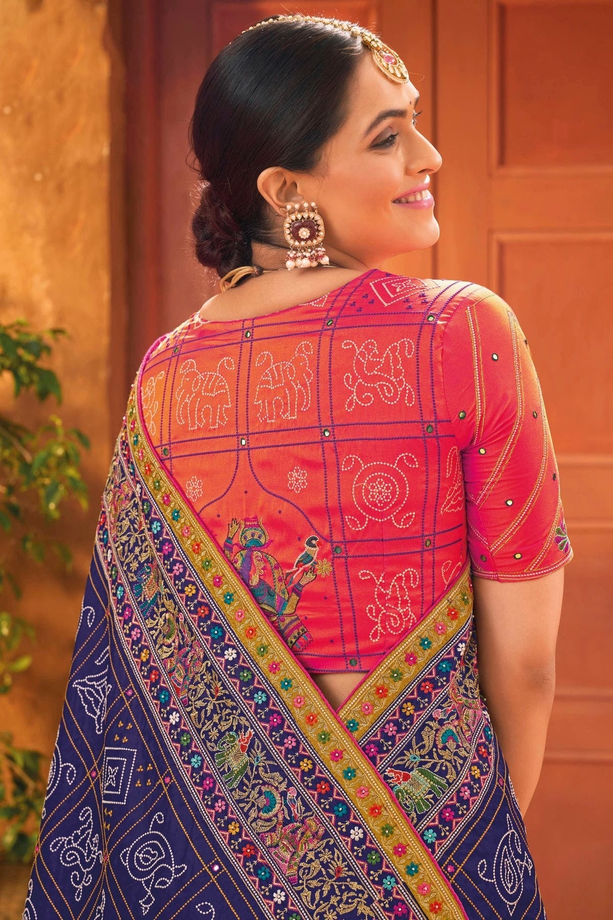 Blue Colour Banarasi Silk Saree SD1110253 A