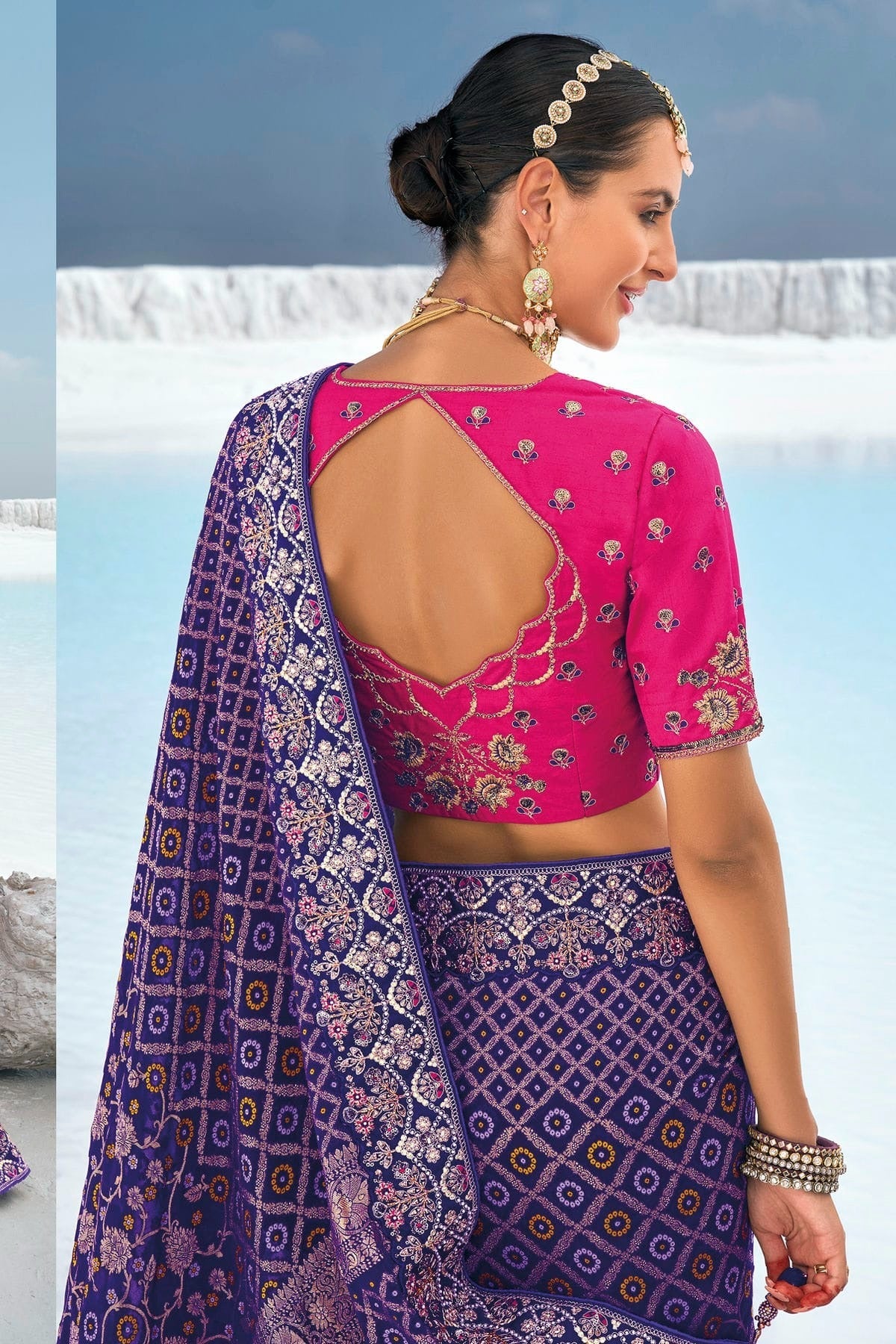 Blue Colour Georgette Designer Saree SD1290167 A