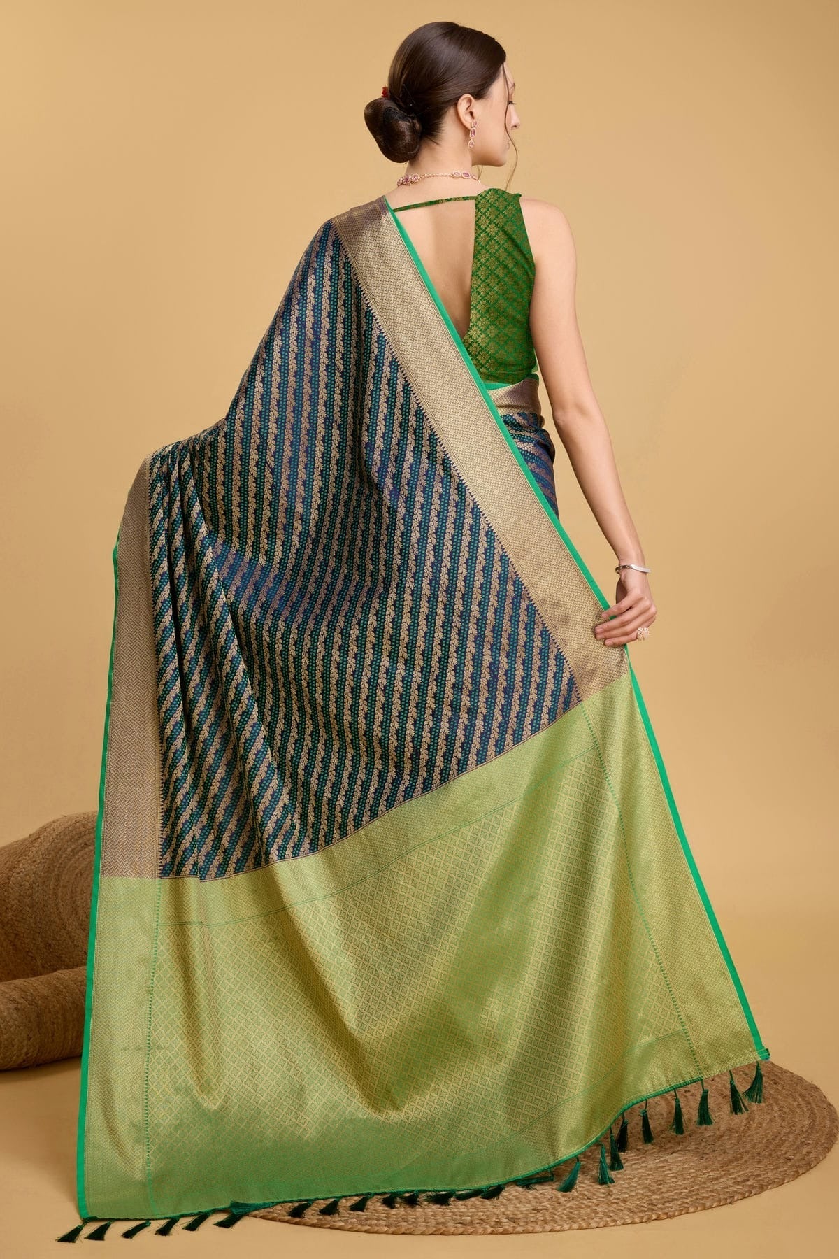 Blue Colour Patola Silk Saree SD1110028 A
