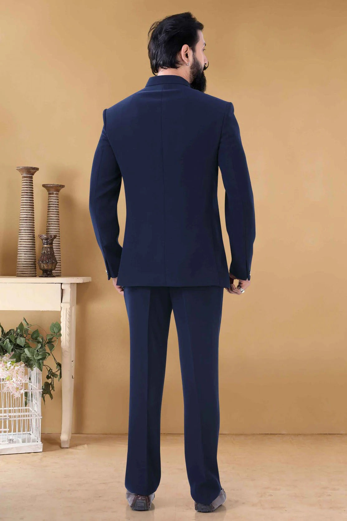 Blue Colour Rayon Jodhpuri Suit SH1130017 A