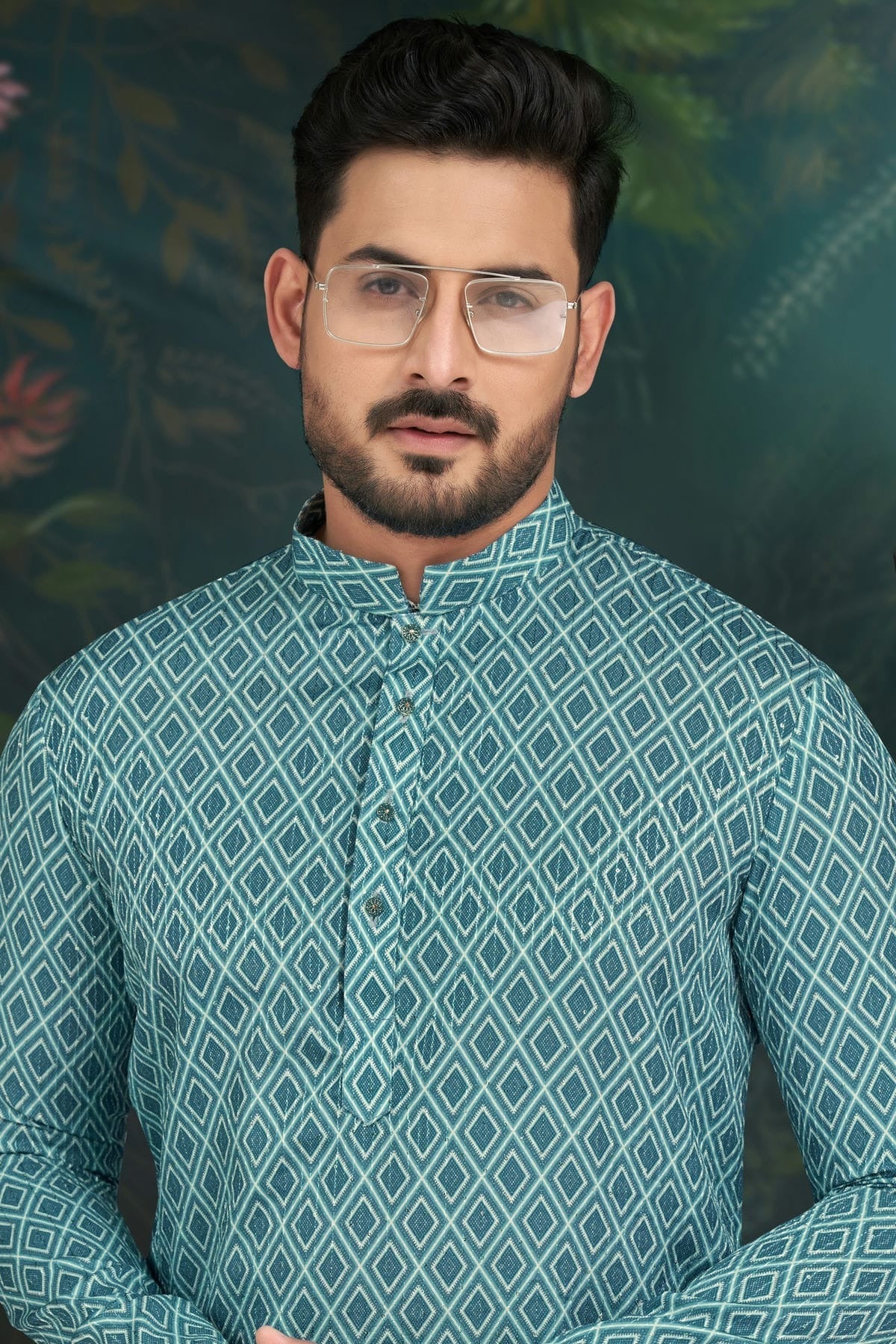 Blue Colour Rayon Kurta Pajama KP1040490 A