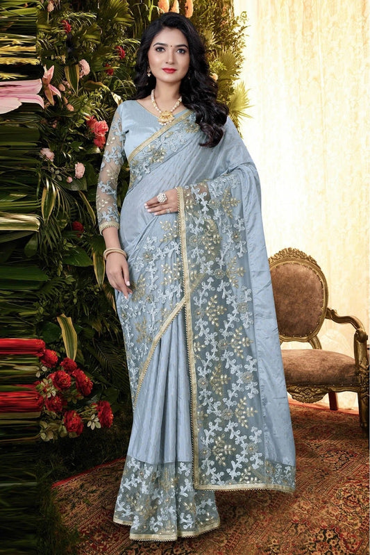 Blue Colour Silk Designer Saree SD1120628