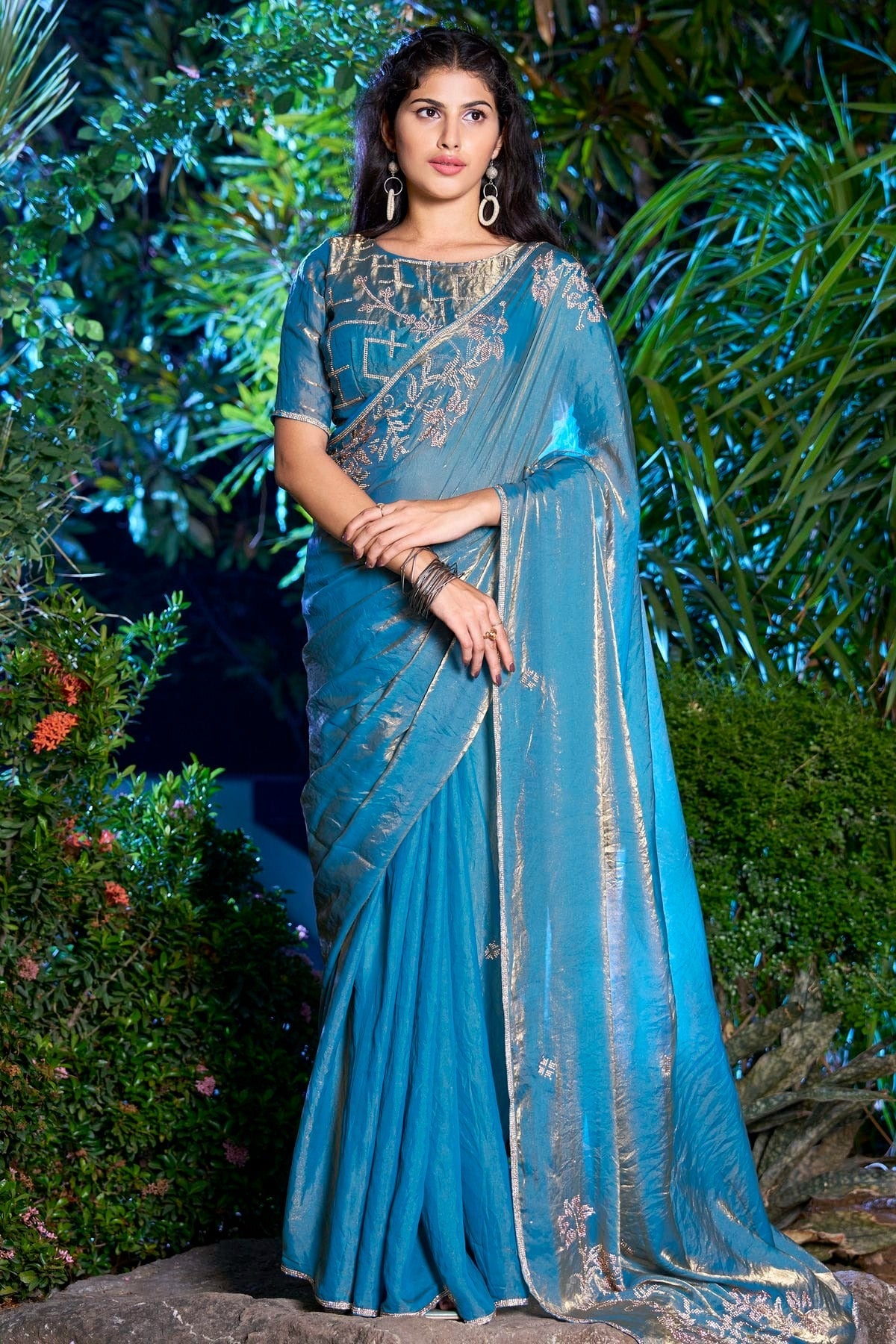 Blue Colour Silk Designer Saree SD1121893