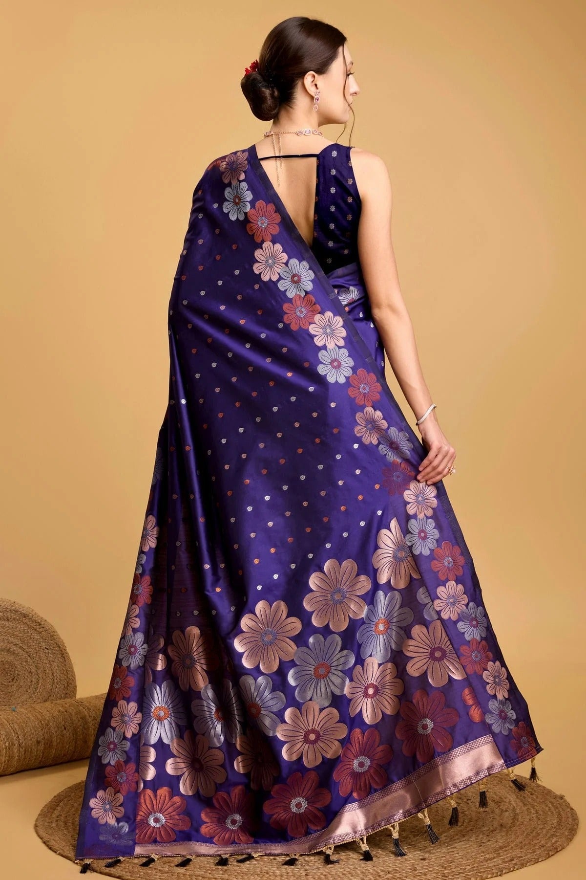 Blue Colour Silk Saree SD1110072 A