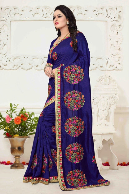 Blue Colour Silk Saree SD1120416 A