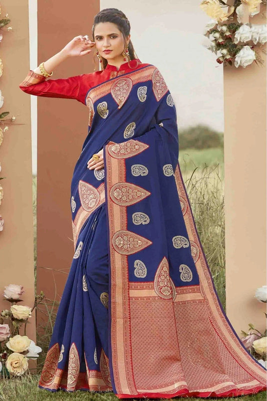 Blue Colour Silk Traditional Saree SD1100002