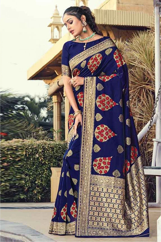 Blue Colour Silk Traditional Saree SD1100119
