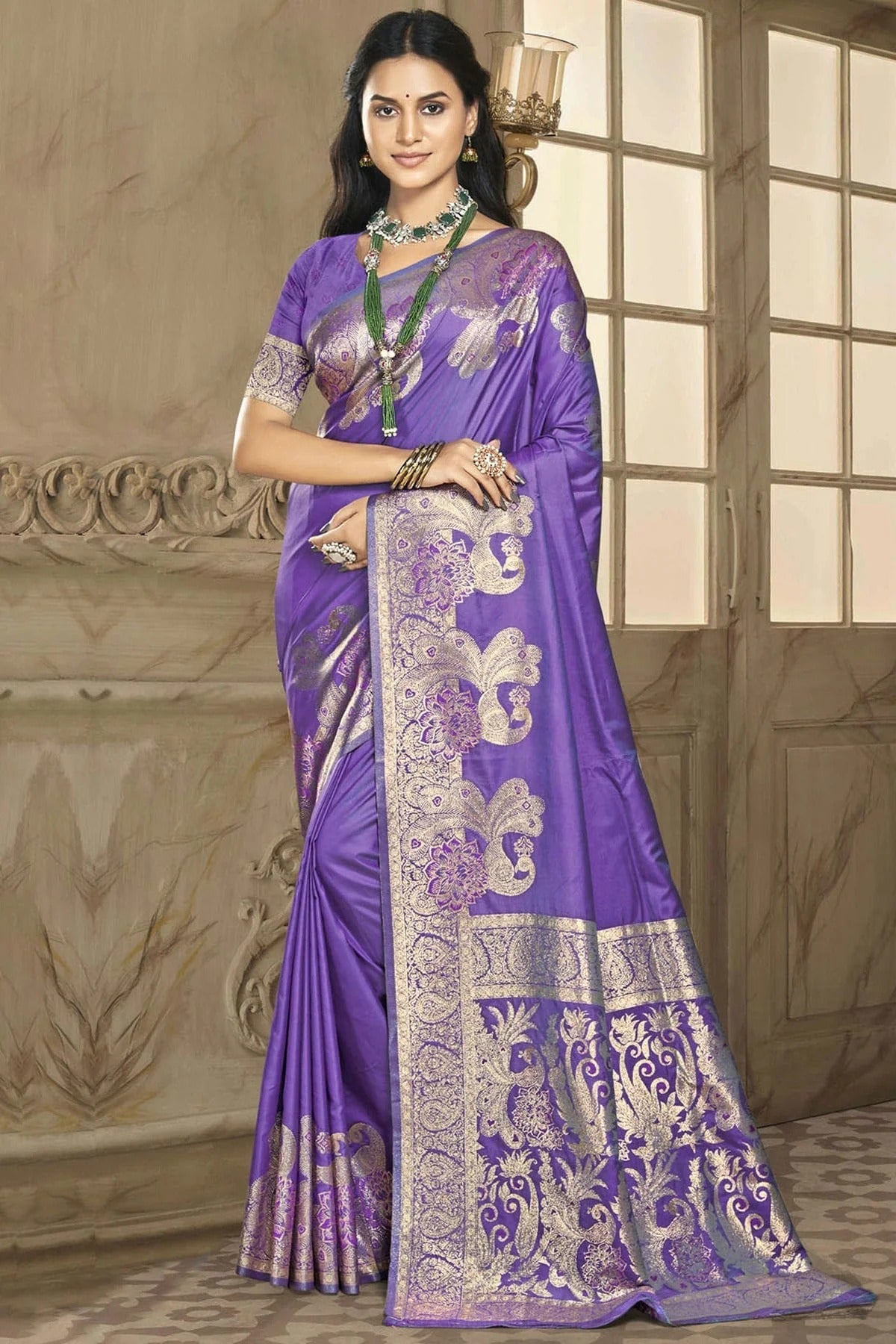 Blue Colour Silk Traditional Saree SD1102587