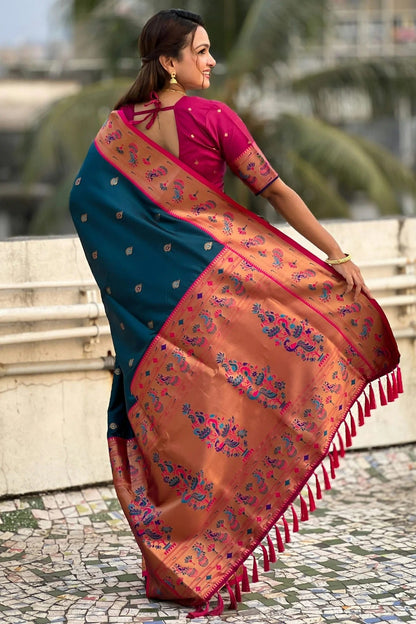 Blue Colour Soft Silk Traditional Saree SD1111772 A