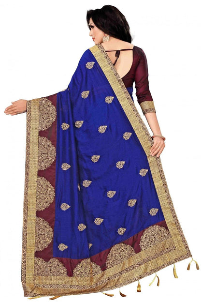 Blue Colour Vichitra Silk Designer Saree SD1120534 A