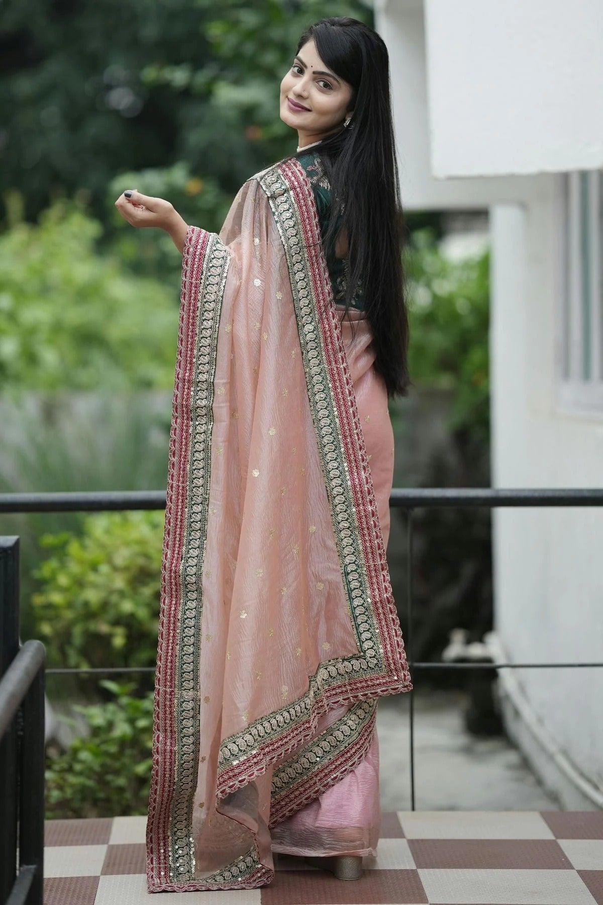 Brown Colour Banarasi Crush Designer Saree SD1110975 A