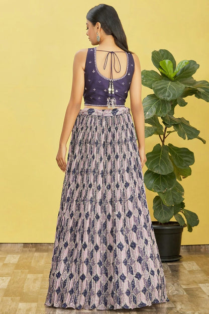 Chinnon Embroidery A Line Lehenga Choli LC1010247 A
