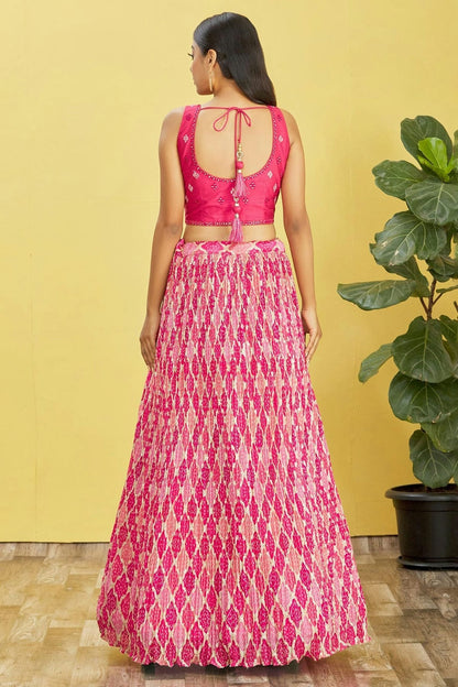 Chinnon Embroidery A Line Lehenga Choli LC1010251 A