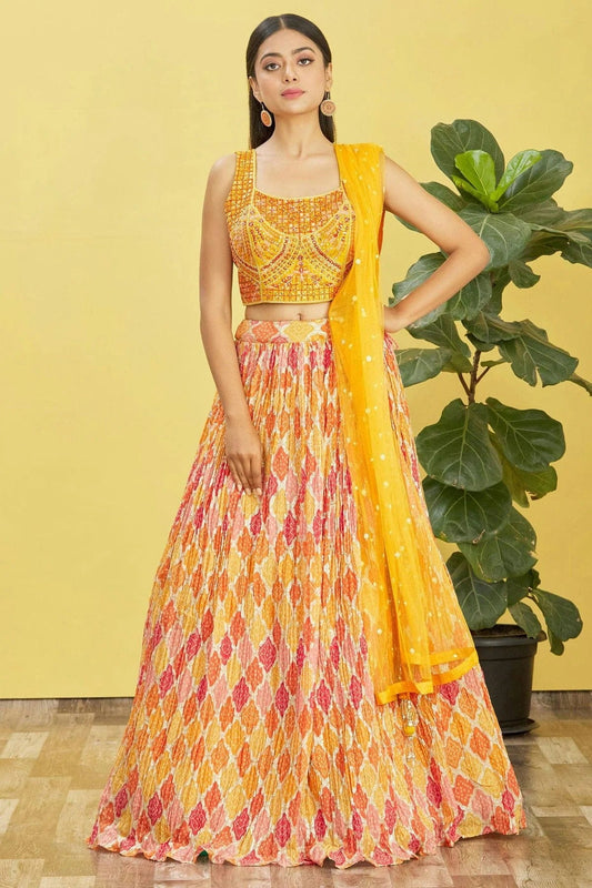 Chinnon Embroidery A Line Lehenga Choli LC1010252