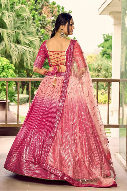 Chinon Embroidery A Line Lehenga Choli LC1010238 A