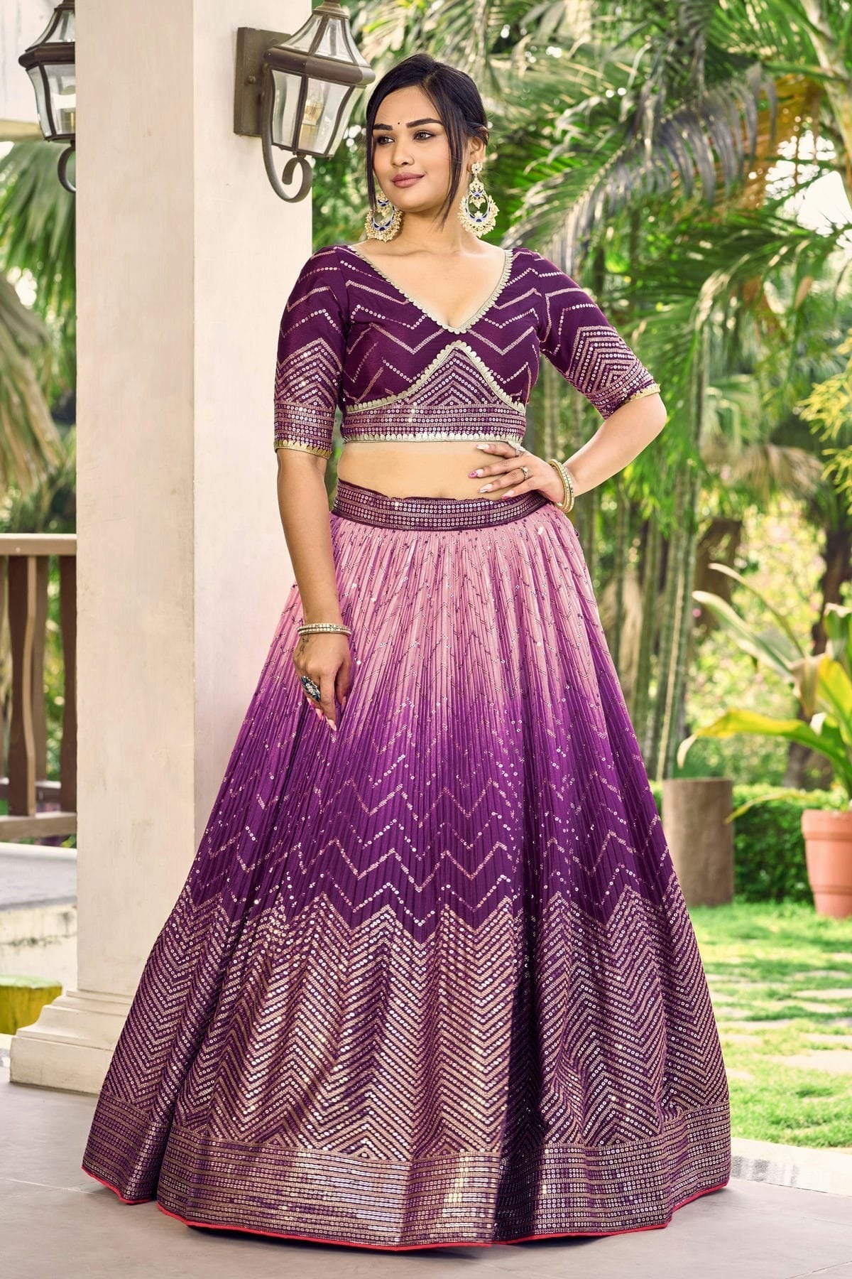 Chinon Embroidery A Line Lehenga Choli LC1010239 A