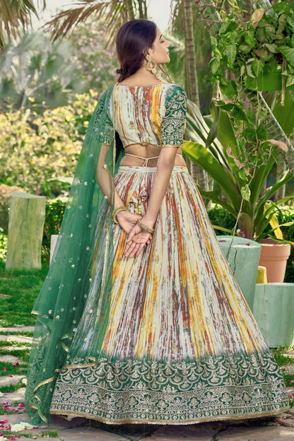 Chinon Embroidery A Line Lehenga Choli LC1010241 A