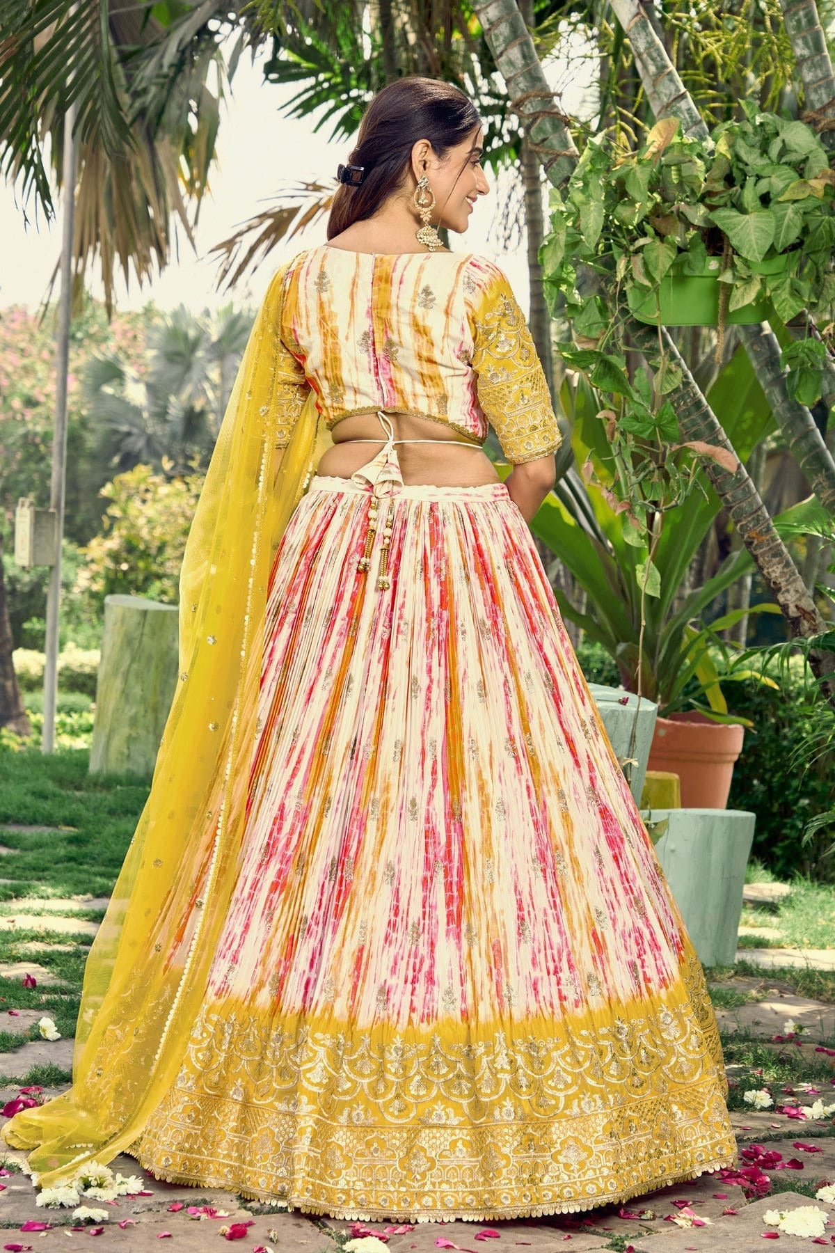Chinon Embroidery A Line Lehenga Choli LC1010244 A